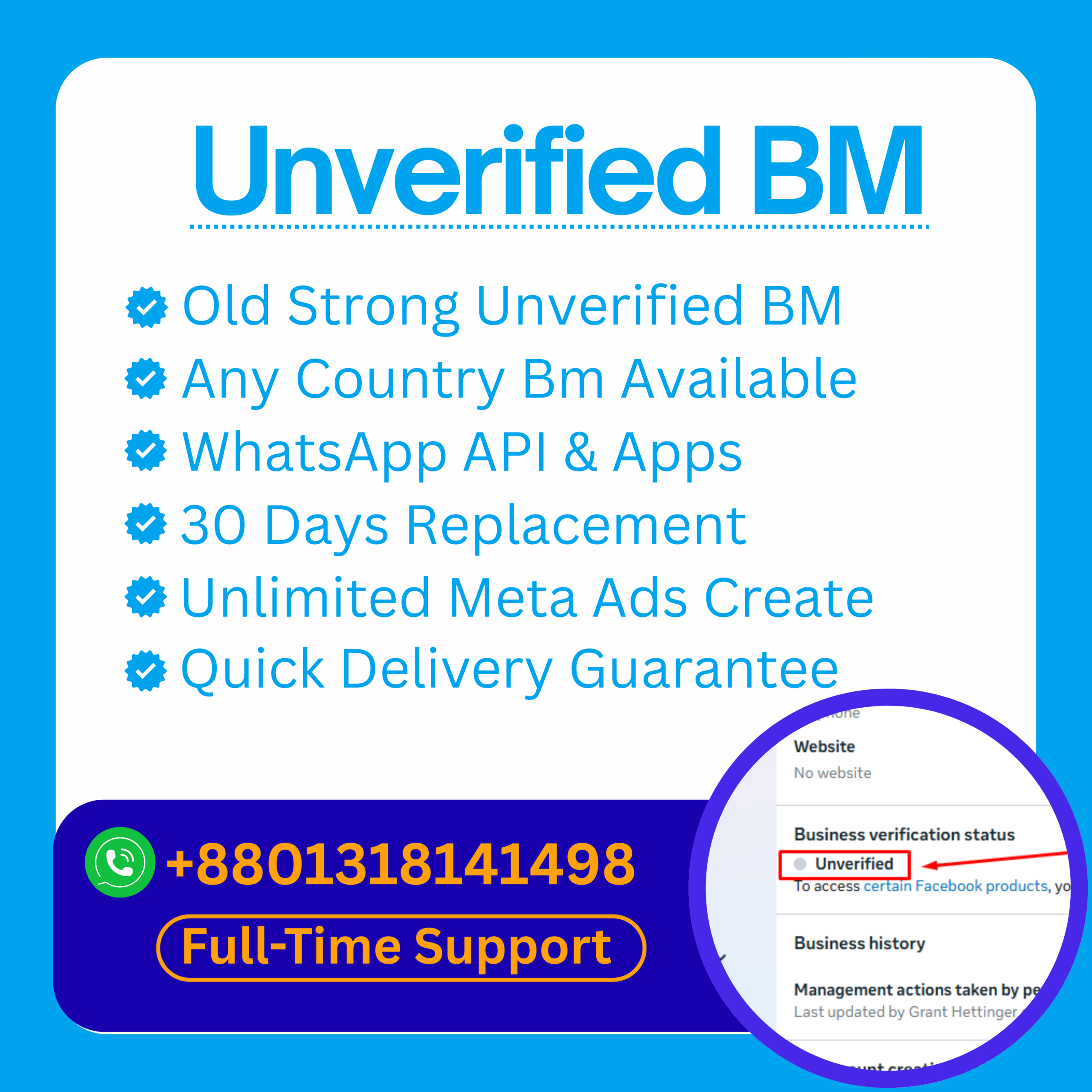 4 Purchase Unverified BM | Unverified Facebook Business Manager Account - Image 1
